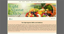 Desktop Screenshot of fightagainstgmos.com